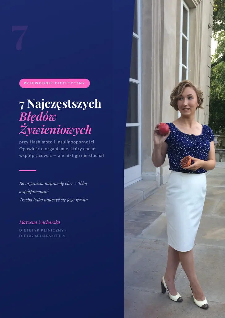 Okładka e-booka 7 najczęstszych błędów żywieniowych przy Hashimoto i insulinooporności
