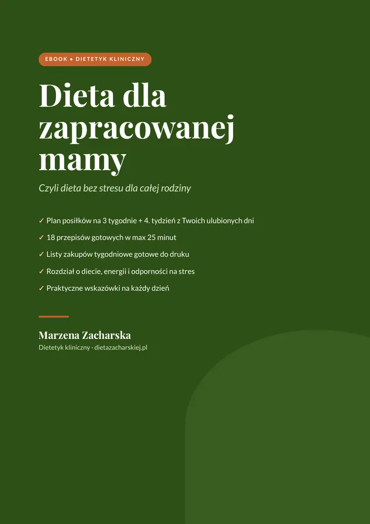 Okładka e-booka Dieta dla zapracowanej mamy
