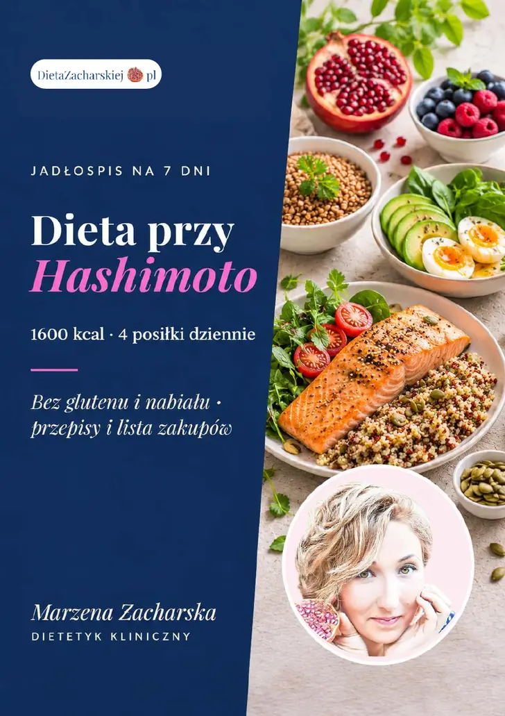 Okładka jadłospisu Dieta przy Hashimoto – 7 dni, 1600 kcal