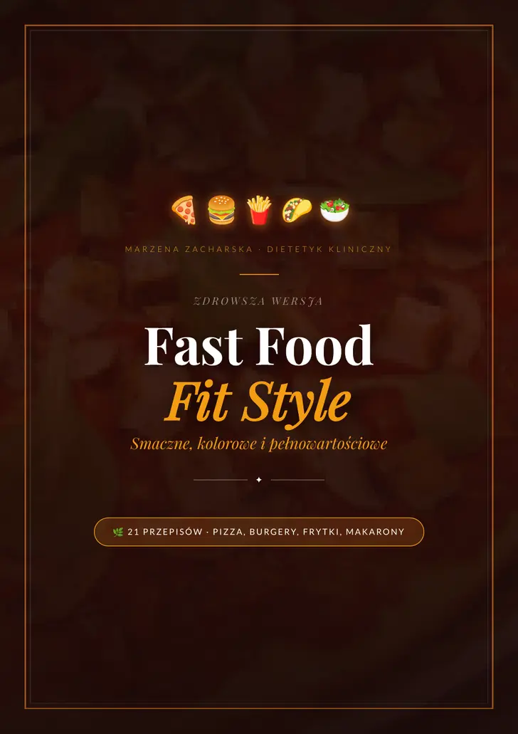 Okładka e-booka Zdrowszy Fast Food Fit Style